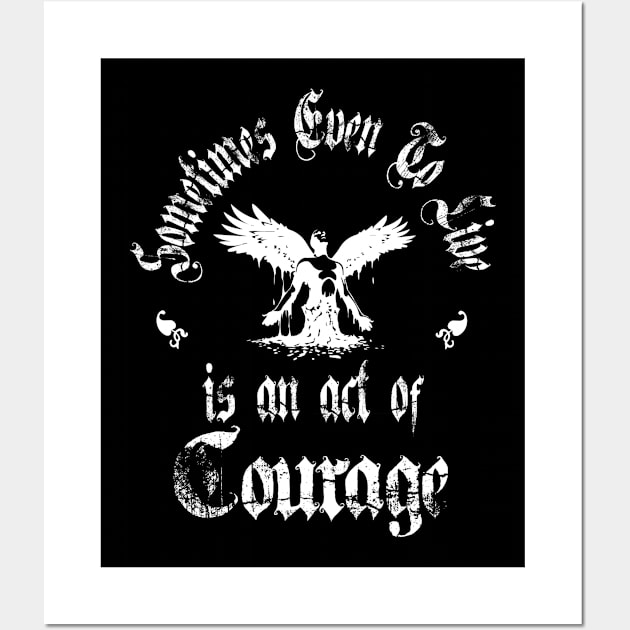 Courage | Seneca The Younger Wall Art by jverdi28